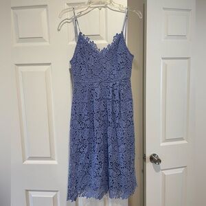 ASTR Blue/Purple Midi Dress